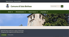 Desktop Screenshot of comune.salabiellese.bi.it